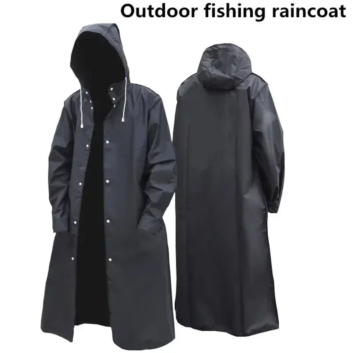 Camping Rain Poncho - Jas Hujan Berkerudung Tahan Air Modis