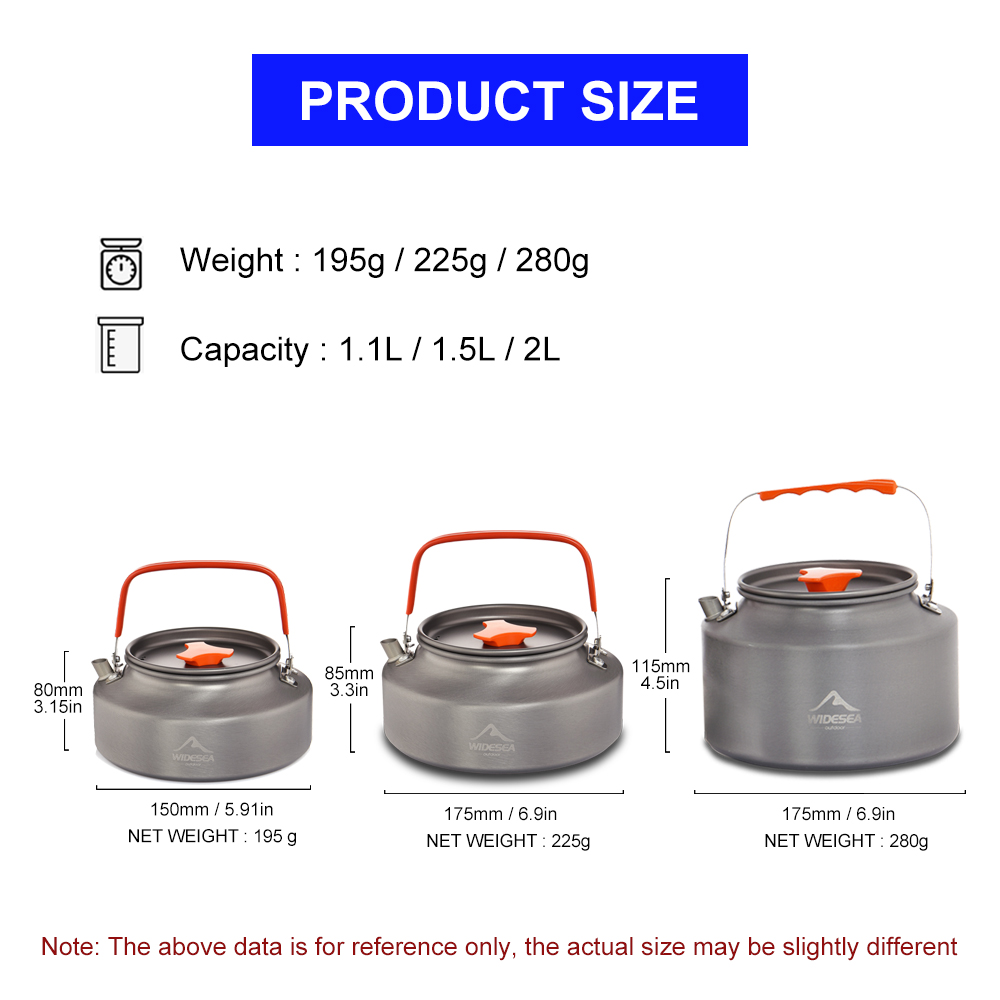 Villiea 1, 1L 2 L1, 5L Ketel A - Outdoor Camping Dining Set ulasan dan harga
