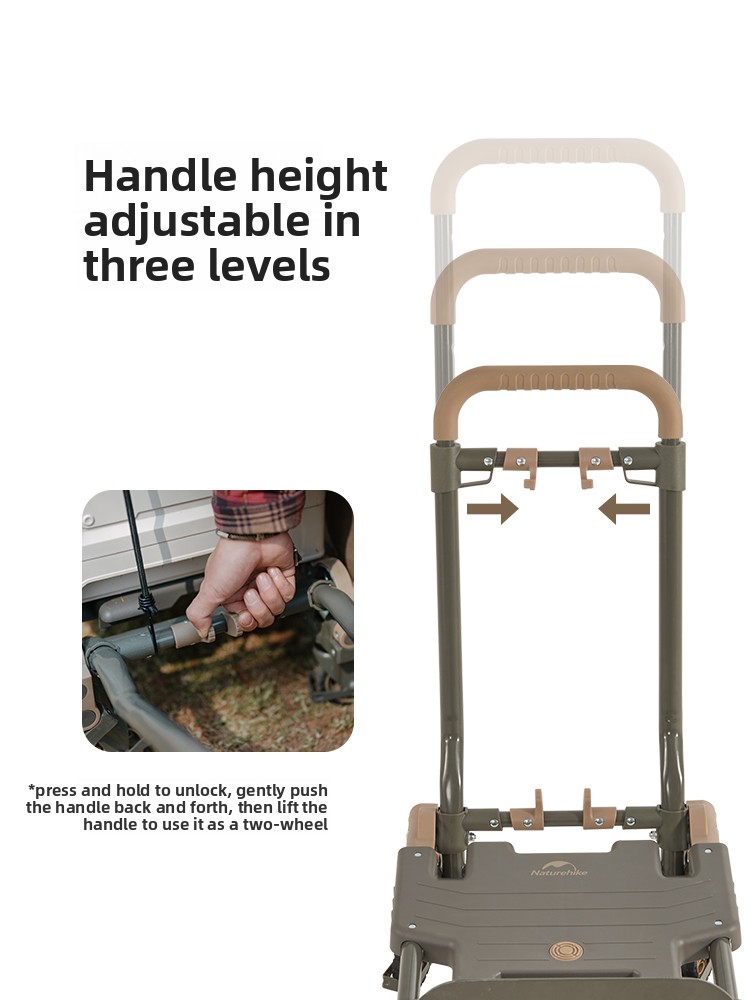 Gerobak Lipat 2-in-1 Naturehik - Outdoor Camping Trolley ulasan dan harga