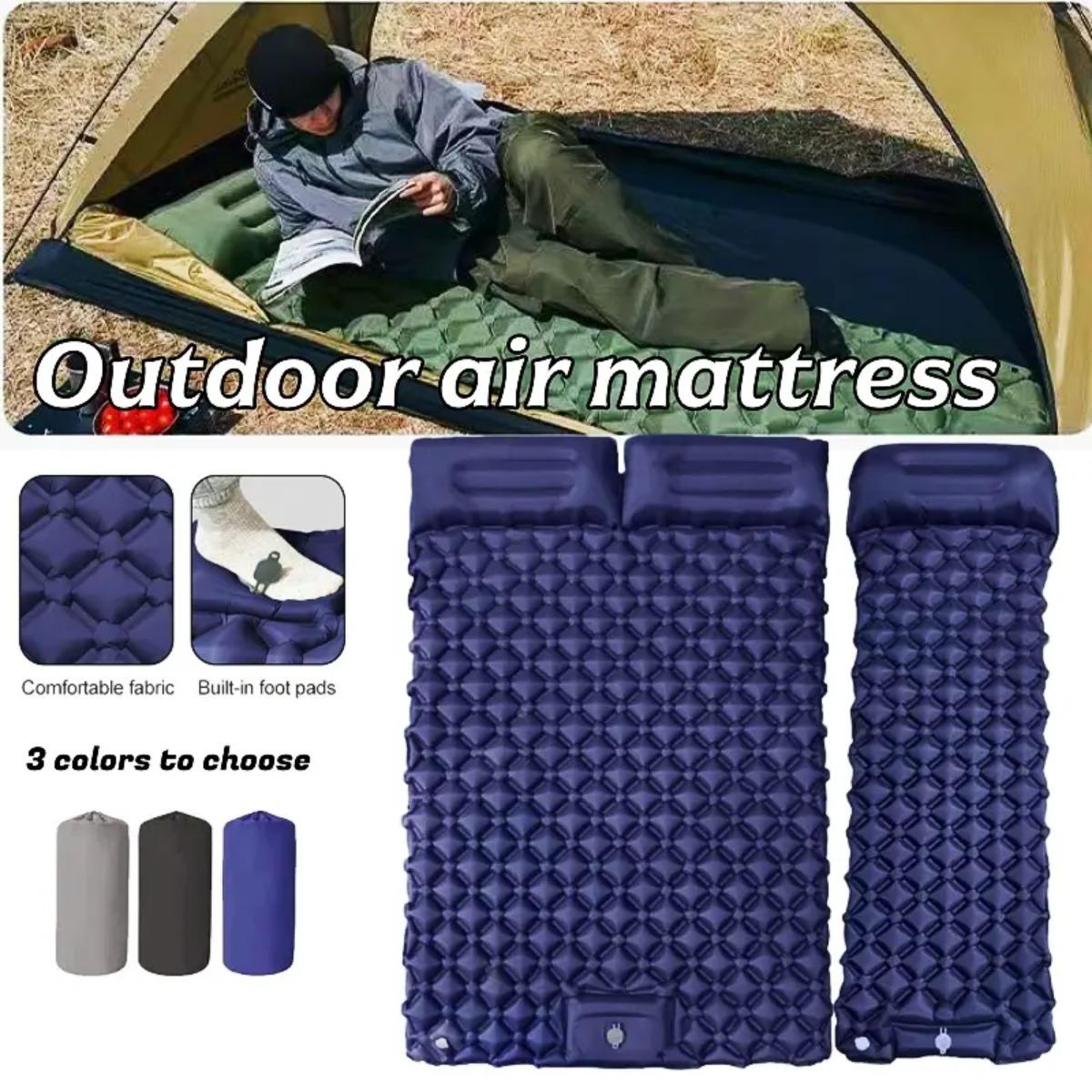 Kasur Udara Tiup Tunggal & Gan - Outdoor Camping Rugs ulasan dan harga