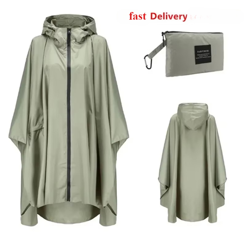 Jas hujan sepeda motor nilon p - Camping Rain Poncho ulasan dan harga