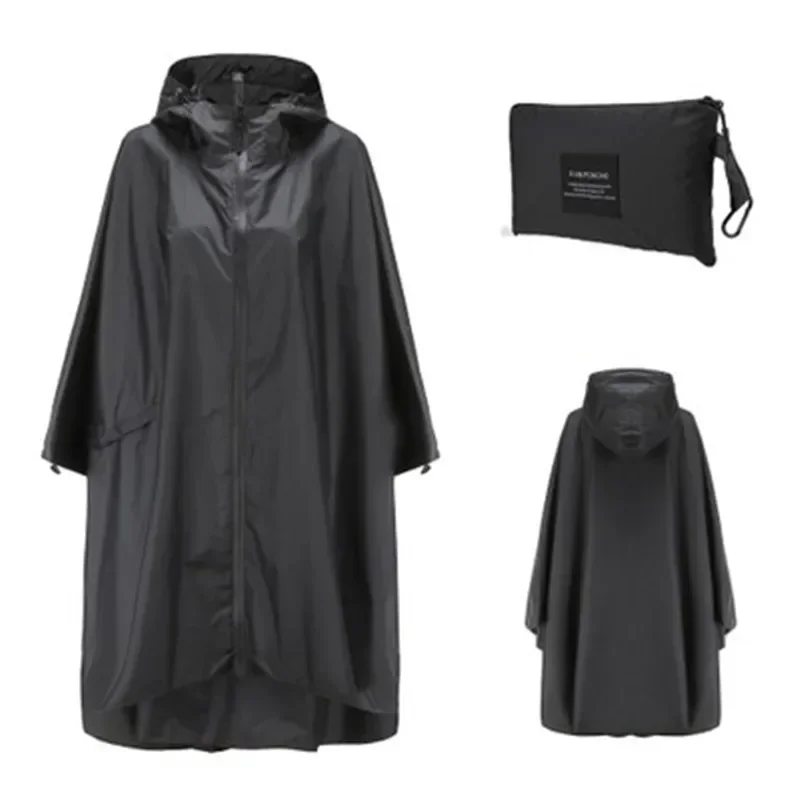 Jas hujan sepeda motor nilon p - Camping Rain Poncho ulasan dan harga