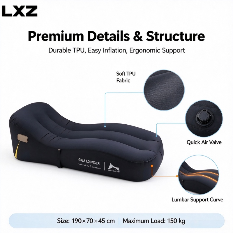 Kursi Tiup Otomatis TPU, Sofa  - Bed Outdoor Camping ulasan dan harga
