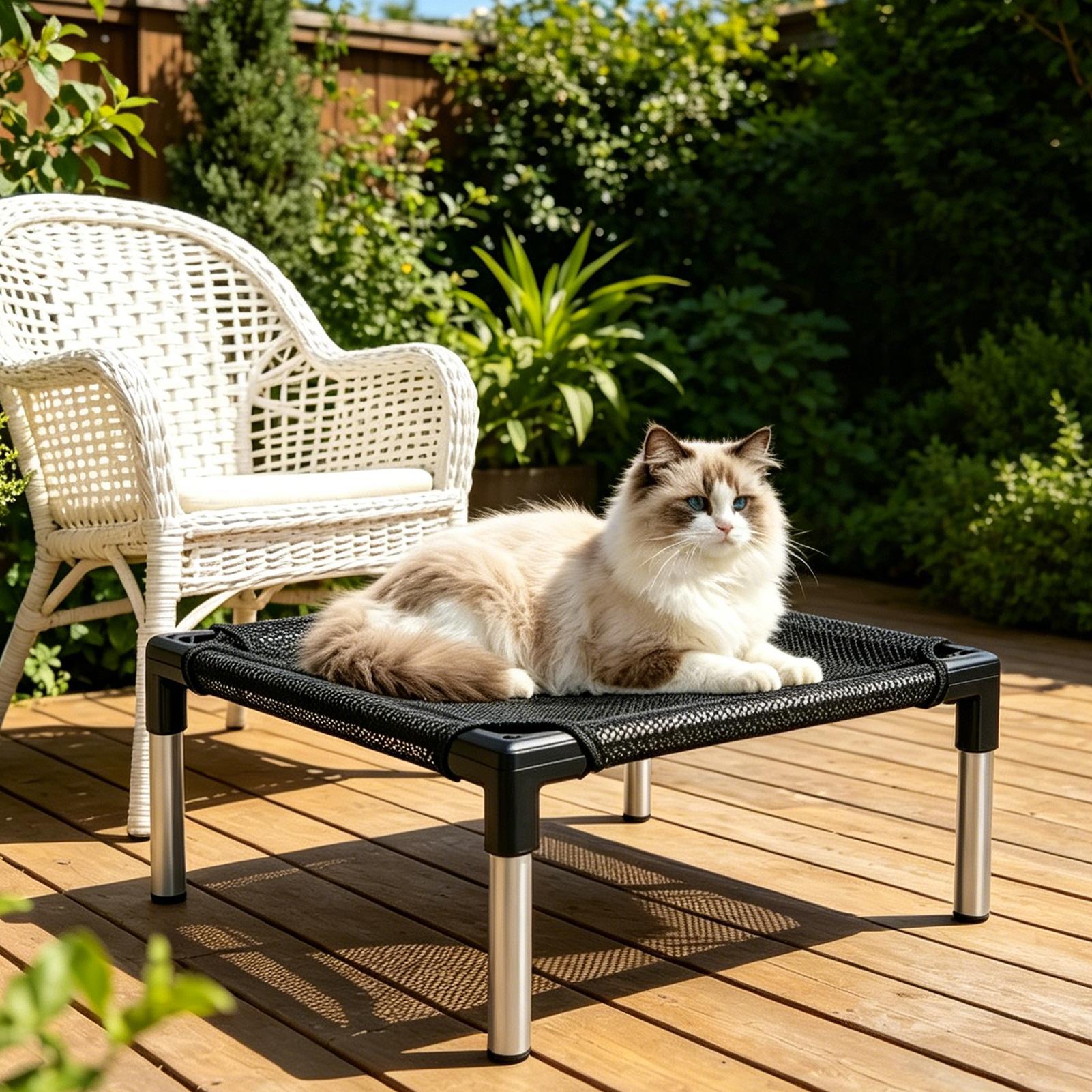 Tempat Tidur Anjing Terangkat  - Outdoor Camping Dog Bed ulasan dan harga