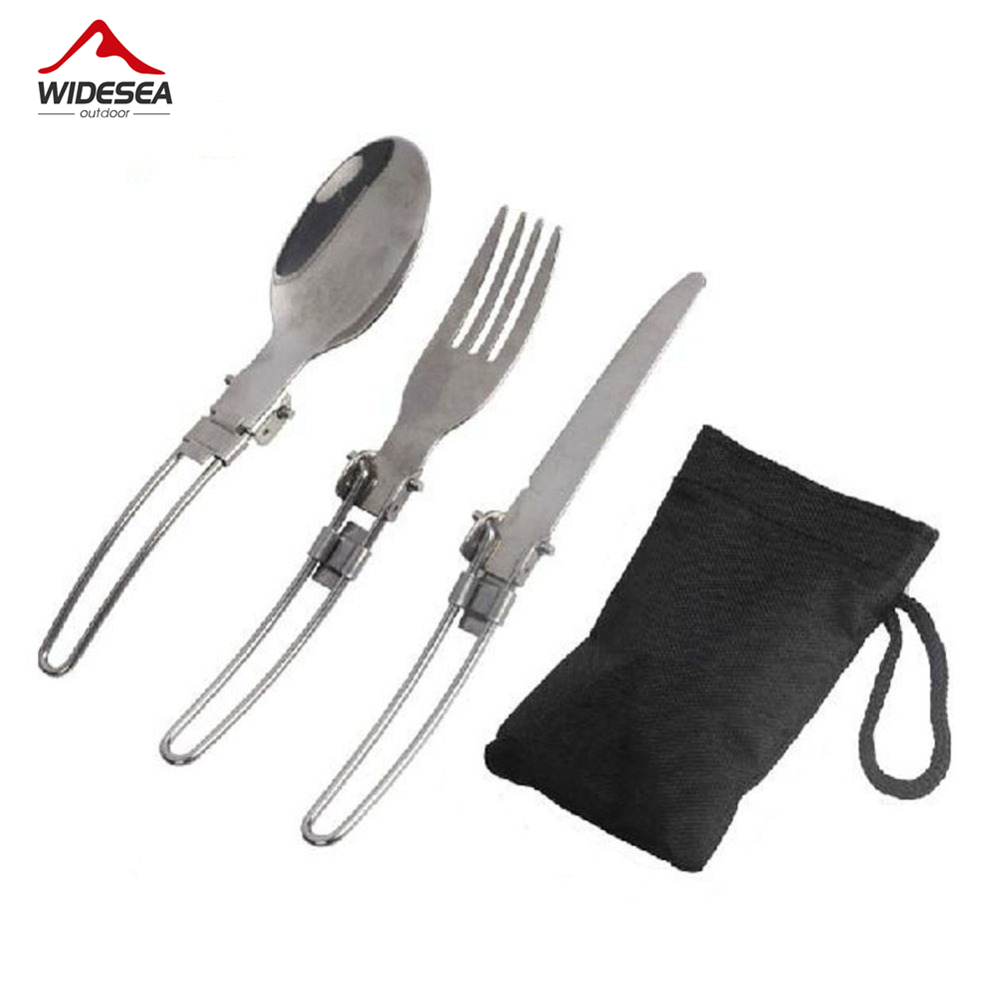 3 Buah 1 Set Peralatan Makan P - Outdoor Camping Dining Set ulasan dan harga